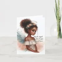 Angel Healing Sympathy Grief Bereavement Thank You Card