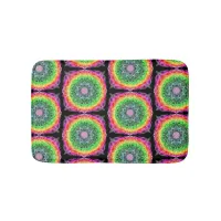 Color Burst Rainbow Prism Mandala Bath Mat