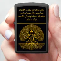 Buddha Beneath Sacred Tree Zippo Lighter