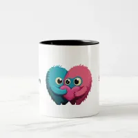 Monster Love Two-Tone Coffee Mug