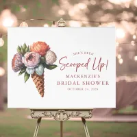 Boho Ice Cream Bridal Shower Welcome Foam Board