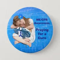 ME/CFS Awareness "Girl of Hope" Pinback Button