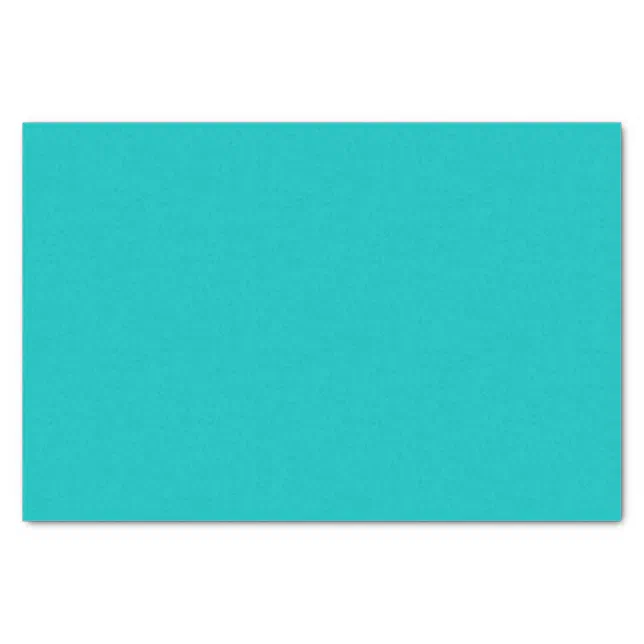 Turquoise Aqua Solid Color Tissue Paper