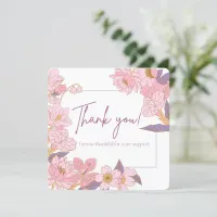 Gratitude Blossoms - Thank You Card