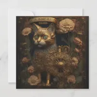 Steampunk Cat Gothic Digital Art