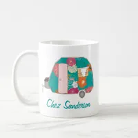 Personalized Retro Caravan Art Mugs