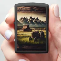 Mountain Field Tractor Zippo Lighter