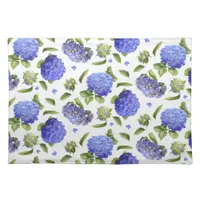 Blue Hydrangeas Cloth Placemat