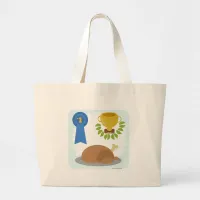 Winner Winner Chicken Dinner Large Tote Bag