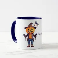 Jack O Lantern Scarecrow Mug