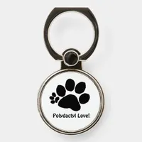 Phone Ring - Polydactyl Paw Print