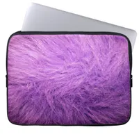 Lilac Fur Laptop Sleeve