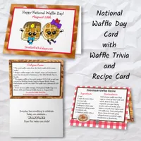 Happy National Waffle Day + Recipe Card