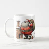 Santa Claus Father Christmas St Nick with Gifts Coffee Mug