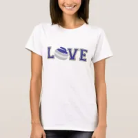 Love Curling Sporty T-Shirt