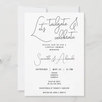 Let's Tailgate & Celebrate Wedding Couples Shower Invitation