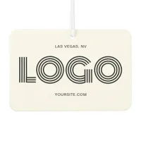 Modern Rectangular Promotional Logo and Photo Air Freshener