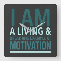 I am a living & breathing example of motivation typography collection