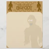 From the desk of bigfoot!