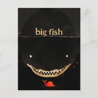 Big Dark Shark Postcard