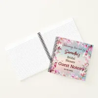 Blossoming Romance - Bridal Shower Guest Notebook