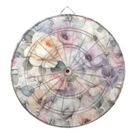 Elegant Rose Blossoms Dart Board