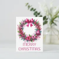 Wreath Christmas Card