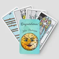 Over the Moon Baby Shower Celebration Tarot Cards