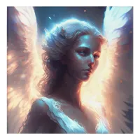 Mystical Blue Eyed Angel Acrylic Print