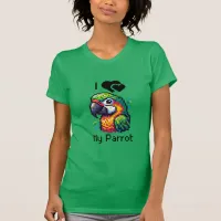 Pixel Art | Love My Parrot T-Shirt