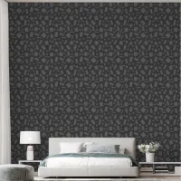 Charcoal Gray Geometric Squares And Rectangles  Wallpaper