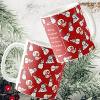 Merry Christmas Son | Red Snowman Coffee Coffee Mug