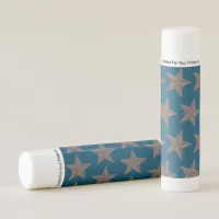 Rustic Western Patriotic Stars Lip Balm