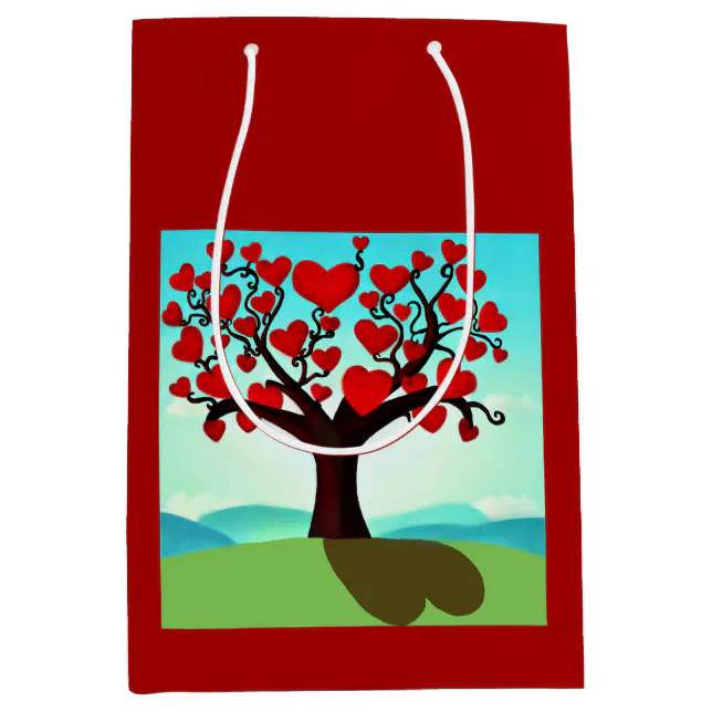 Tree of love - tree of love medium gift bag