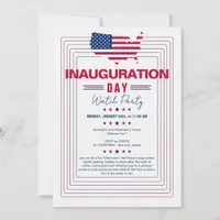 President Donald Trump 60 Inauguration Watch Party Invitation