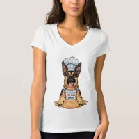 Culinary Canine: Baker German Shepard With Loaf T-Shirt