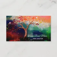 *~* Fantasy Tree Ethereal QR AP82 Business Card