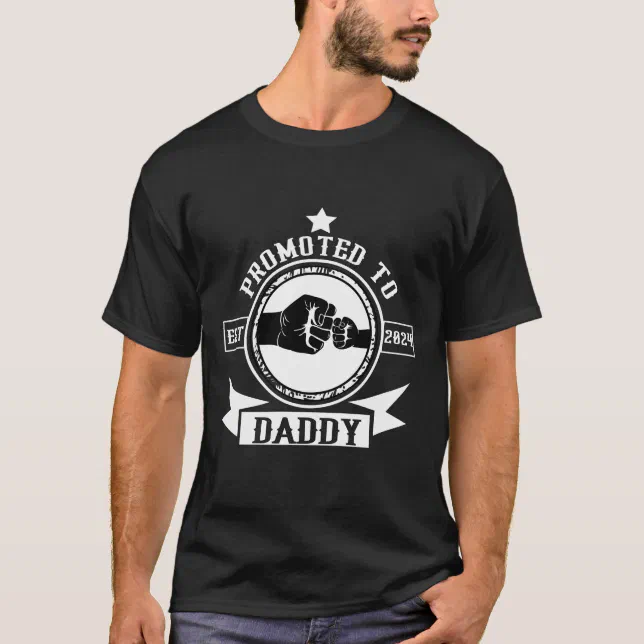 Promoted To Daddy Est 2024 T-Shirt