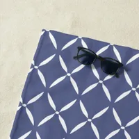 Modern Preppy Pattern Beach Towel