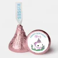 Personalized Birthday Girl Axolotl Themed Hershey&#174;'s Kisses&#174;