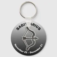 Horoscope Sign Sagittarius Keychain