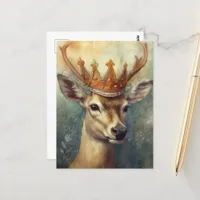 A Royal Deer Postcard