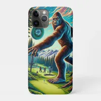 Disc Golf Bigfoot in the Woods iPhone 11 Pro Case