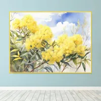 National Flower Australia Golden Wattle | Canvas Print