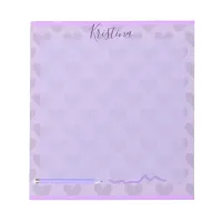 Cute Pastel Chic Lavender Personalized Notepad