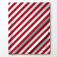 Red Diagonal Stripes Pattern Fabric