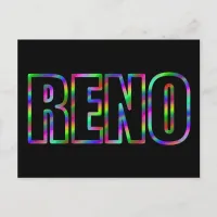 RENO Neon Postcard