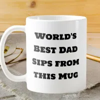 World's Best Dad Commemorative Mug