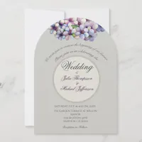 Romantic and Poetic Pastel Lilac Watercolor Invitation