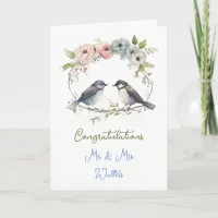 Love birds | Congratulations on your Marriage Card